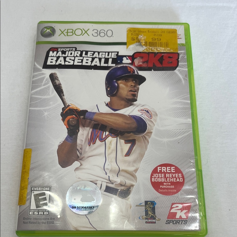 Xbox 360 Sports Major League Baseball 2K8 Game